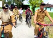 Gerakan Senin Bersepeda ASN Bojonegoro Resmi Dimulai, Kades Dayukidul Sambut Positif