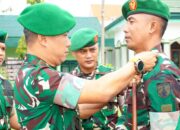 Bangga dan Haru, Prajurit Kodim Lamongan Resmi Naik Pangkat