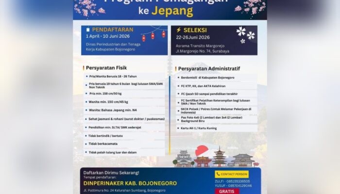 Dari Bojonegoro ke Jepang: Peluang Emas Kerja Luar Negeri 2026