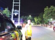 Warga Lebih Tenang, Polisi Gencarkan Patroli Malam di Tambakrejo Bojonegoro