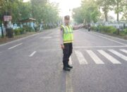 Antisipasi Laka Lantas, Polsek Balen Bojonegoro Gelar Sapa Pagi