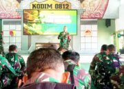 Kodim Lamongan Tingkatkan Profesionalisme Lewat Latnister