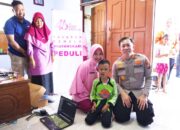 Kapolres Bojonegoro Apresiasi Bocah Jenius dengan Laptop