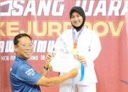 Tak Terbendung, Atlet Karate Muda Bojonegoro Rebut Medali Emas di Kejurprov Jatim