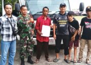 42 Truk Fuso Bergerak Serentak, Babinsa di Lamongan Pastikan Aman Hingga Tujuan