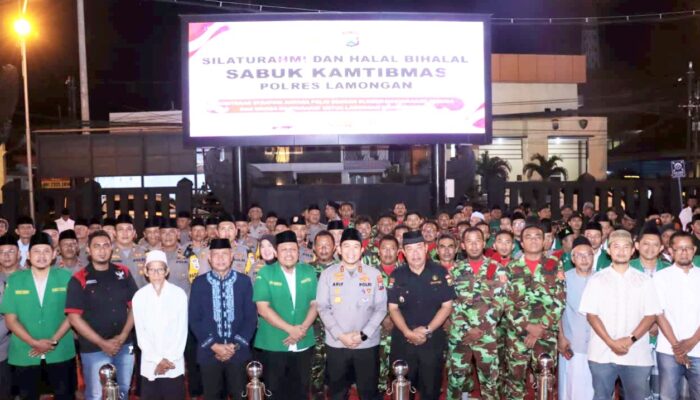 Polisi dan Warga Makin Dekat, Ini Momen Sabuk Kamtibmas di Lamongan