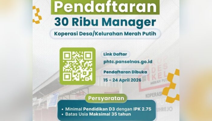 Jangan Sampai Ketinggalan, Peluang Jadi Manajer Koperasi Merah Putih Resmi Dibuka