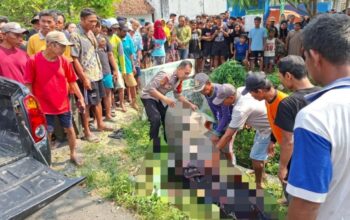 Kecelakaan Maut di Kedungadem Bojonegoro, Motor Masuk Parit Gegara Hilang Kendali