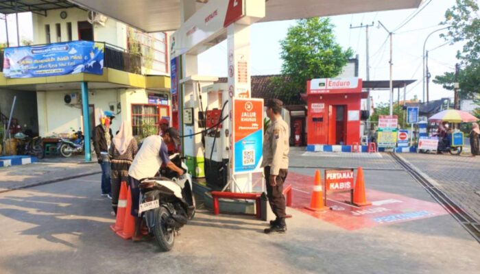 BBM Non Subsidi Bergejolak, Polsek Baureno Bojonegoro Lakukan Patroli Intensif