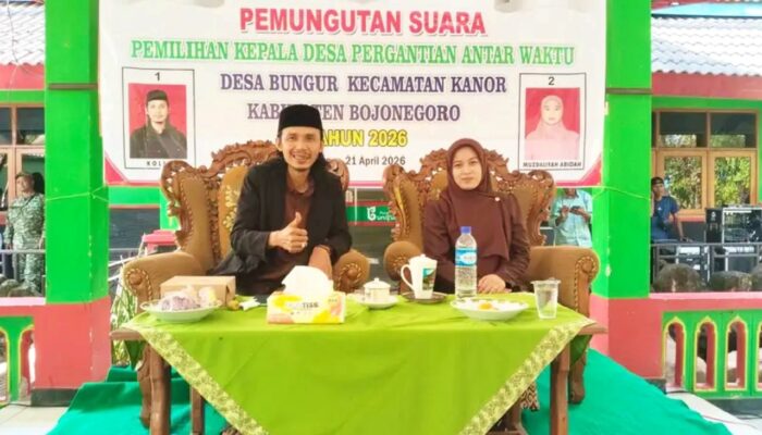 Antusias Warga Tinggi, Kolik Resmi Jadi Kades PAW Bungur Bojonegoro