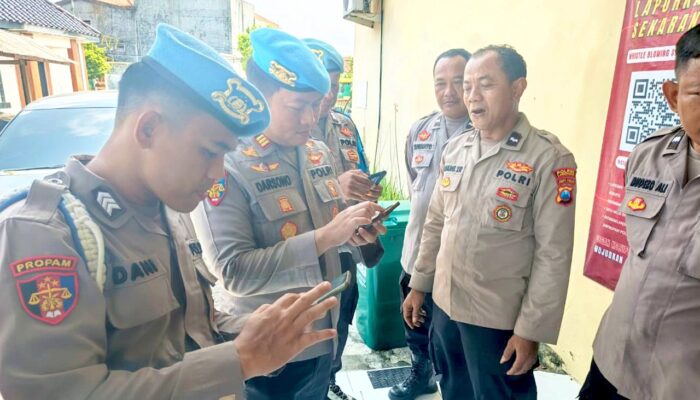 Disiplin Diuji, 4 Polsek di Lamongan Disidak Serentak