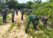 TNI Turun Tangan, Lingkungan Desa Mekanderejo Lamongan Diselamatkan