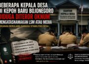 Oknum Mengaku LSM dan Media Intimidasi Kades di Bojonegoro, Uang Puluhan Juta Diminta