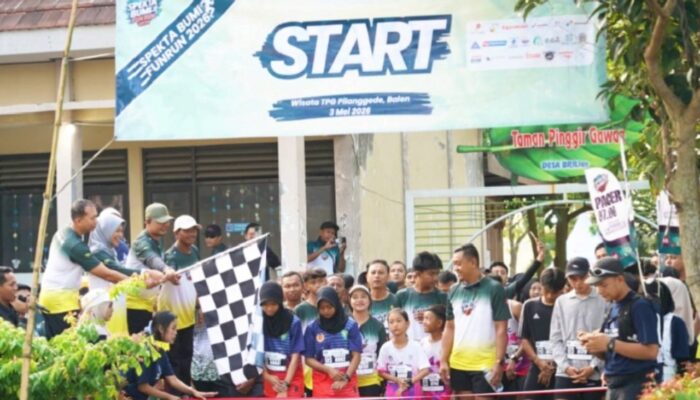 Fun Run Bojonegoro di Pinggir Sungai Bengawan Solo Viral, Peserta Datang dari Luar Daerah