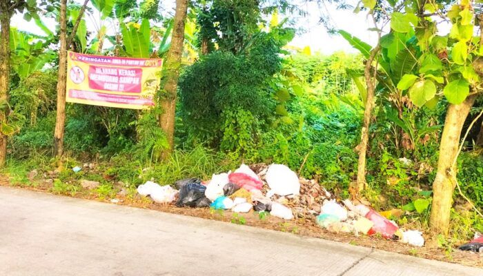 Parah, Jalan Balenrejo Bojonegoro Jadi Tempat Sampah, DLH Diminta Turun Tangan
