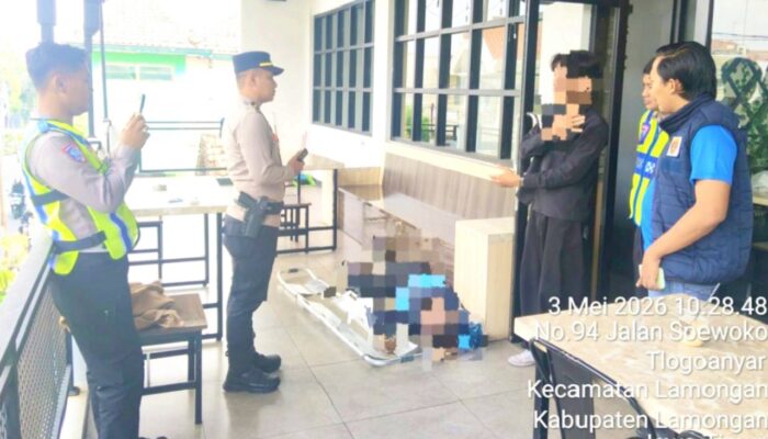 Belum Diketahui Penyebabnya, Pria di Lamongan Meninggal di Dalam Kafe