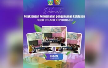 Pengumuman Kelulusan Aman Terkendali, Ini Strategi Polsek Kepohbaru Bojonegoro
