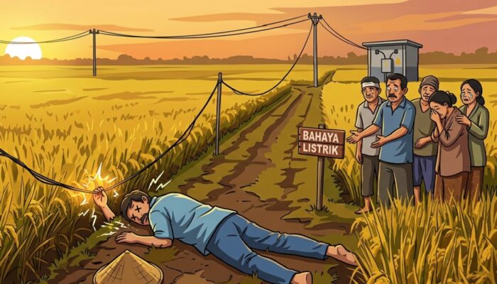 Jebakan Listrik Kembali Renggut Nyawa Petani Lamongan
