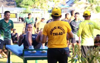 Keringat dan Disiplin Warnai Garjas Semester I Kodim Lamongan