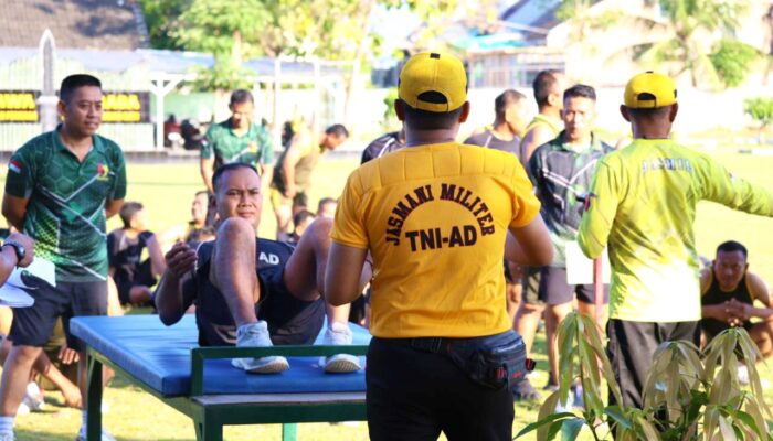 Keringat dan Disiplin Warnai Garjas Semester I Kodim Lamongan