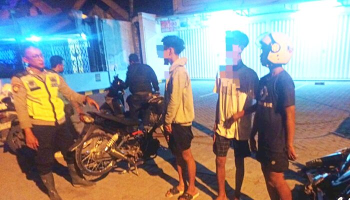 Balap Liar Deket Lamongan, Polisi Sita Motor Knalpot Brong