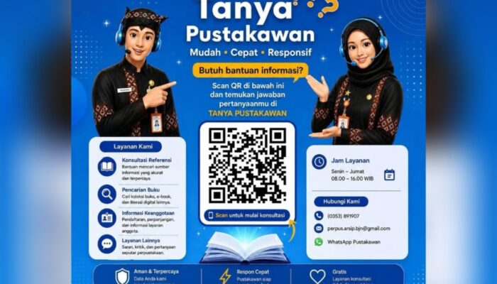 Cari Buku dan E-Book Kini Lebih Mudah Lewat Layanan Tanya Pustakawan Bojonegoro
