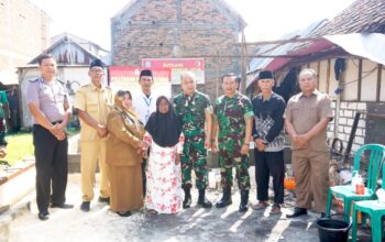 Program Rutilahu Dimulai, Dandim Lamongan Bangunkan Rumah Layak untuk Warga