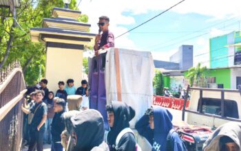 Demo di Gorontalo Memanas, Pemuda Bone Bolango Tantang Oknum RB Buka Data