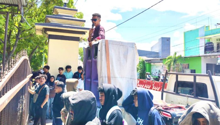 Demo di Gorontalo Memanas, Pemuda Bone Bolango Tantang Oknum RB Buka Data