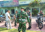 Kondisi Motor Dinas Babinsa Kodim Lamongan Diperiksa Satu per Satu