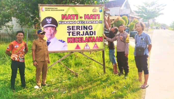 Banyak Kecelakaan di Kedungadem Bojonegoro, Polisi dan Pemdes Turun Tangan