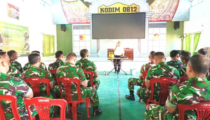 Prajurit Kodim Lamongan Dilatih Tangani Kebocoran Gas dan Kebakaran