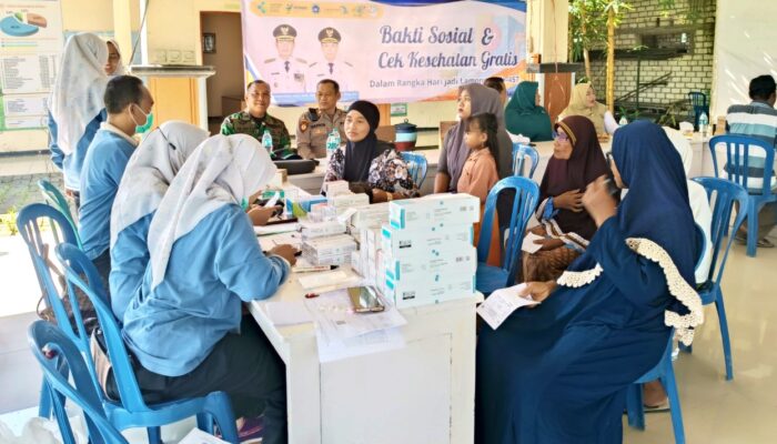 TNI untuk Rakyat, Koramil Pucuk Lamongan Dukung Pelayanan Kesehatan Gratis