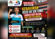 Kebakaran RSUD Dr Soetomo Surabaya Telan Korban Jiwa, FARKES KSPI Desak Audit Total