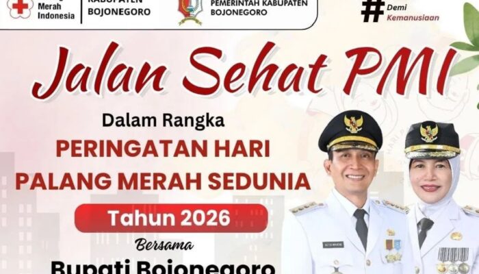 Hari Palang Merah Sedunia 2026, PMI Bojonegoro Siapkan Jalan Sehat Seru untuk Warga