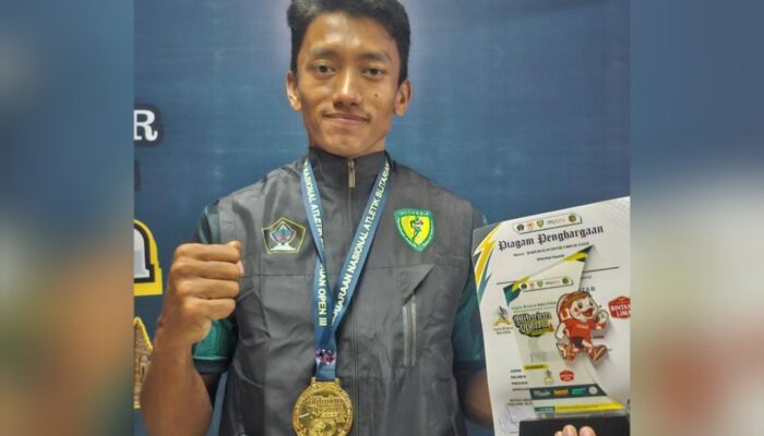 Bripda Tegar Harumkan Nama Lamongan Lewat Medali Emas Nasional