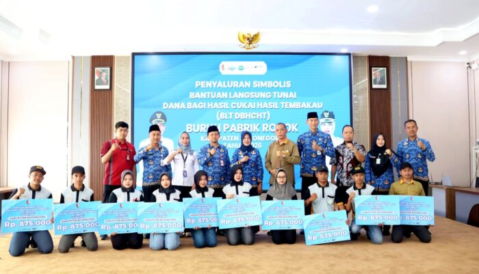 BLT DBHCHT 2026 Resmi Disalurkan, Buruh Rokok Bojonegoro Sumringa