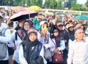 Guru Swasta Demo di Gedung DPR RI, Ini Tuntutannya