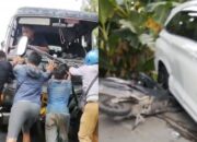 Kecelakaan Tiga Kendaraan di Dander Bojonegoro, Ini Kronologinya