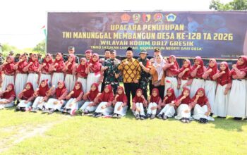 Desa Slempit Berubah Total, TMMD ke-128 Gresik Tuntaskan Infrastruktur dan Program Sosial