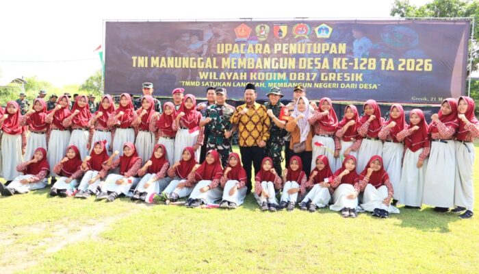 Desa Slempit Berubah Total, TMMD ke-128 Gresik Tuntaskan Infrastruktur dan Program Sosial