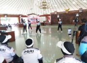Suasana Pendopo Malowopati Pecah, Final Senam PGRI Bojonegoro Penuh Semangat