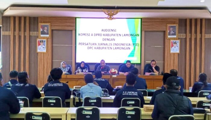 PJI Audiensi dengan DPRD Lamongan, Kemitraan Media Jadi Sorotan
