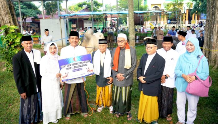 Pemkab Bojonegoro Salurkan Sapi Kurban, Bupati Tekankan Nilai Keikhlasan