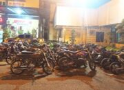 Operasi Malam di Lamongan, Puluhan Motor Brong Kena Tilang