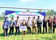 Kolaborasi TNI, PNM dan Warga, 500 Pohon Menghijaukan Sambeng Lamongan