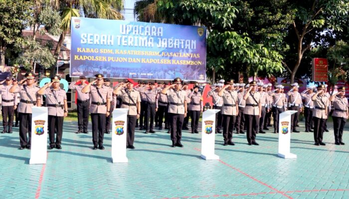Kapolres Batu Rotasi Sejumlah Pejabat, Ini Pesan Tegas AKBP Aris Purwanto