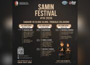 Samin Festival 10 di Bojonegoro Siap Digelar, Catat Jadwal Lengkapnya