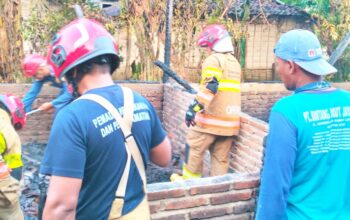 Korsleting Mesin Pompa Air Picu Kebakaran di Bojonegoro