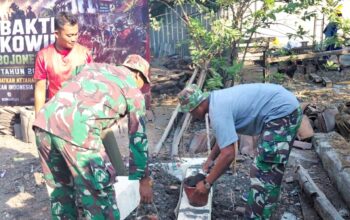 Karya Bakti Kodim Bojonegoro Bikin Haru, Warga Dapat Rumah Baru